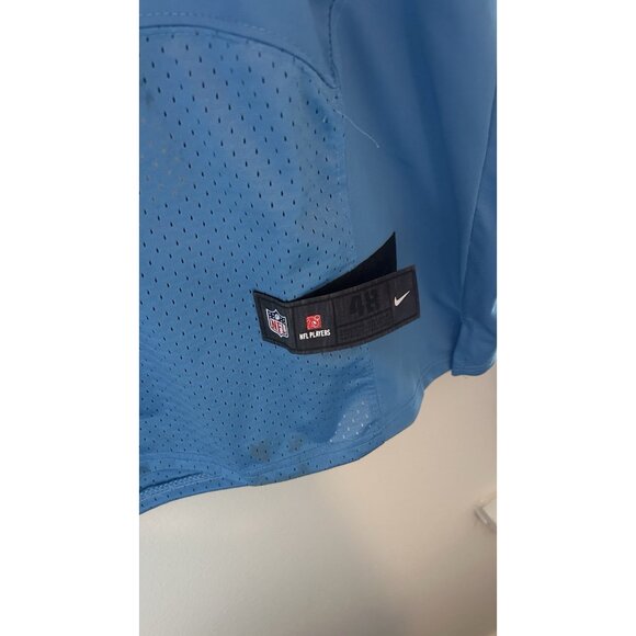 Detroit Lions #20 Barry Sanders Blue Football Jersey Men's Size Large LNWT - Picture 2 of 6